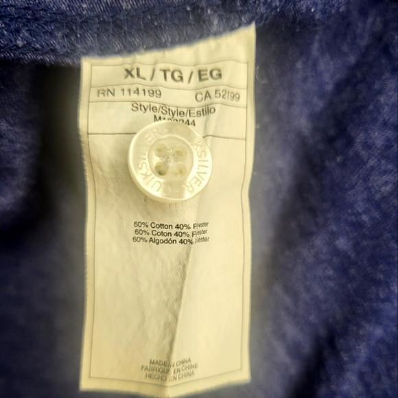 Quiksilver Men’s Polo XL Blue – Casual & Stylish Shirt A92 - Picture 5 of 5